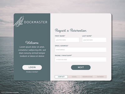 Dockmaster | Branding + Form Design