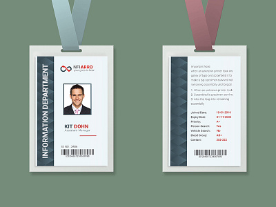 University Id Card designs, themes, templates and downloadable graphic