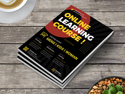 Online Learning Course Class Flyer class college community conference course covid 19 education flyer instagram learning live online private professor scholar school seminar social media teaching tuition