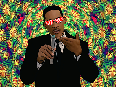 Agent J MIB psychadelic