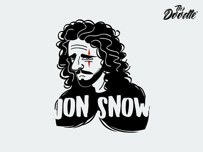 Jon Snow adobe character design doodle gameofthrones illustration digital illustrator jon snow photoshop