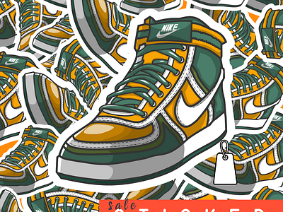 VECTOR SHOES design icon illustration lineart linework shoes sticker wallpaper