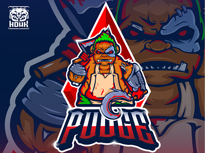 PUDGE (DOTA2) ESPORT LOGO