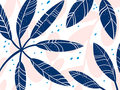 Island x Dream art blue botanical design fabric illustration pattern pattern design pattern designer pink textile tropical