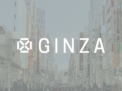 Ginza, Japan branding design ginza graphic design icon identity illustration japan logo logo design logo design concept tokyo travel vector