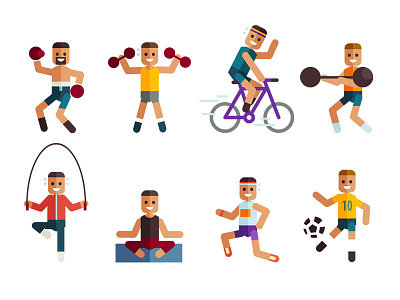 The Fittest Cities in Metro Manila exercise fit health illustration metro manila vector