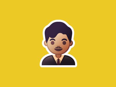 Philippine Emoji - José Rizal android emoji hero illustration jose rizal philippine vector