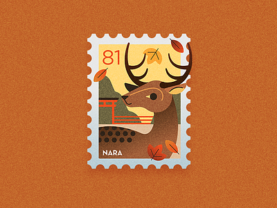 Travel Stamp - Autumn in Japan