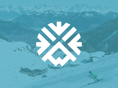 #DailyLogo - Day 8, Ski Resort Logo branding design drawing graphic design icon identity illustration logo mountain ski snow snowboarding snowflake travel vector
