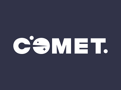 Comet asteroid branding comet design drawing galaxy graphic design illustration logo logotype space vector wordmark