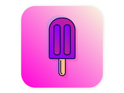 DAILY UI 005 app appicon daily ui dailyui design icecream icon illustration popsicle ui vector xd