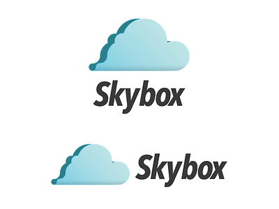 Skybox Logo WIP blue brand branding cloud file logo logotipo logotype marca sky storage typography