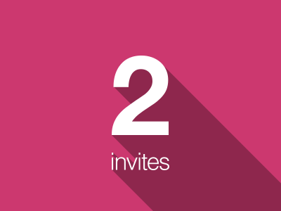 [EDITED] 02 Invites Giveaway dribbble giveaway invitation invite portfolio shot