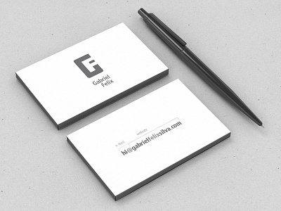 Minimal Business Card brand branding business card logo minimal minimalism minimalistic stationery