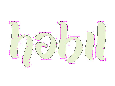 habil logotype brand branding calligraphy free hand hand written identity lettering logo logotype type typography