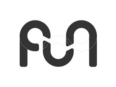 Fun logo brand branding construction fun grid icon logo mark symbol