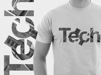 Tech illustration helvetica illustration memory shirt t shirt tech tshirt type typography