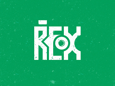 Rex Logo brand branding cam camera logo logotype marca mark minimal minimalist monochrome personal pessoal photography symbol símbolo typeface