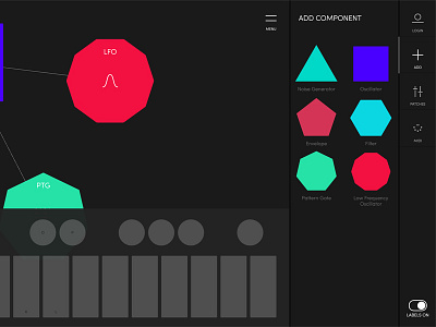MOD-SYNTH experiment interactive keyboard synth synthesizer webaudio