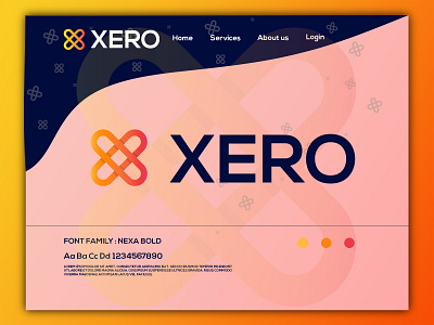 xero letter mark logo design