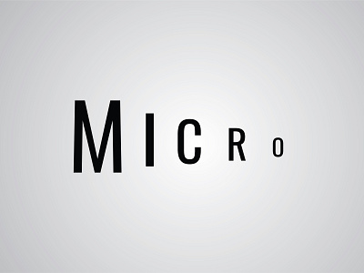 micro logo branding design graphic design icon logo minimal vector