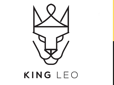 KING LEO branding design graphic design logo minimal
