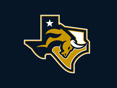 Fort Worth Toros Alternate bull charge esports football fort worth gamer horns logo logo design mascot south sports design sports logo star state team texas toros