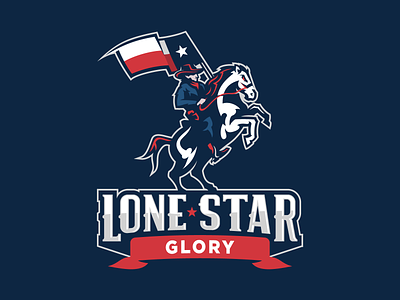 Lone Star Glory Branding Package brand branding cowboy design esports flag football horse logo lone star mascot mustang renegade sport logo sports stallion star state texas vector