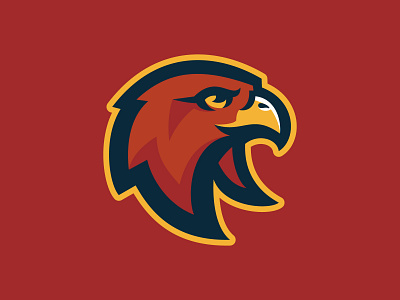 HHDP Hawks animal animal logo bird brand branding design hawk hockey league logo mascot matthew doyle prey sport logo sports spring team vector