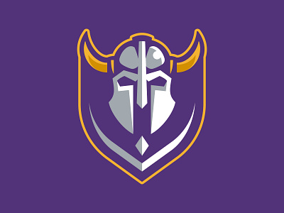 HHDP Vikings battle brand branding design helmet hockey horns league logo mascot matthew doyle sport logo sports spring team vector vikings warriors