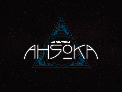 Star Wars | Disney+ Logotype Collection: Ahsoka ahsoka branding clone wars design disney entertainment logo jedi lettering logo logo design logotype logotype design star wars star wars art starwars television typography typography design typography logo