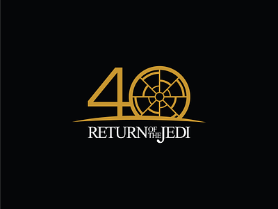 Star Wars: Return of the Jedi 40th Anniversary anniversary brand brand design brand identity branding case study commemorative design identity logo logo design matthew doyle pattern pattern design star wars