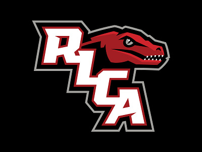 RLCA Raptors athletics brand branding design dino dinosaur identity identity design logo logo mark logotype mascot matthew doyle raptor school sport sports sports design sports logo team