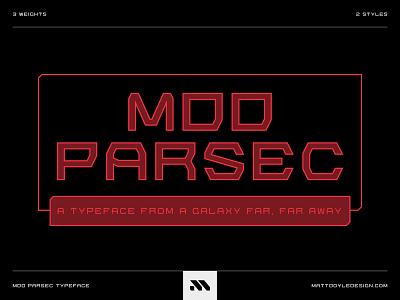 MDD Parsec Font Family