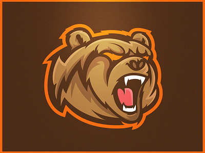 Grizzlies v2 - Mascot Logo bear design grizzlies logo mascot sports v2