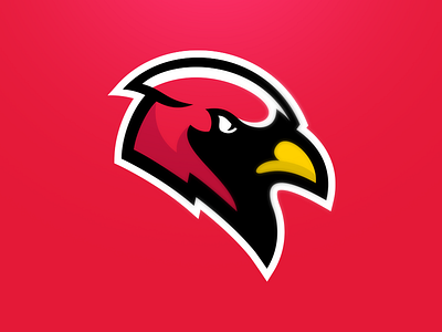 Cardinals animal bird cardinal design logo mascot matt doyle nfl sports