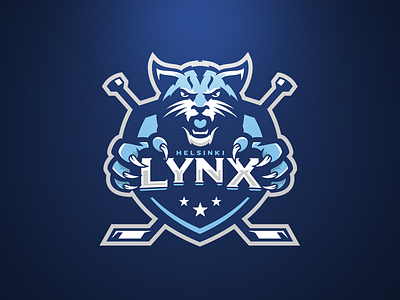 Helsinki Lynx design fantasy helsinki hockey logo lynx matthew doyle sports
