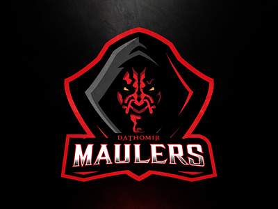 Dathomir Maulers darth dathomir logo mascot maul maulers sports star wars team
