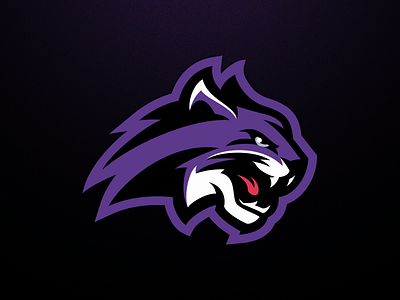 Wiley College Wildcats Logo animal attack bobcat college logo lynx mascot matthew doyle school sports wildcat wildcats