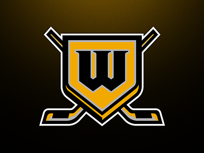 Worcester Blades Logo banner blades brand design hockey logo mascot matthew doyle shield shield logo sports vector worcester