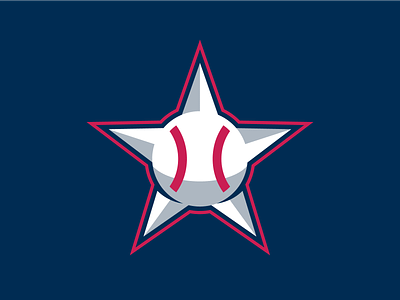 Baseball Star Logo