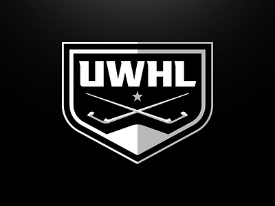 United Women's Hockey League brand design hockey league logo matthew doyle sport sport logo sports thesis typography vector