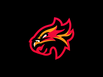 Las Vegas Fury Secondary animal bird brand branding design esports fire flame football fury las vegas logo mascot matthew doyle phoenix sport sport logo sports team vector