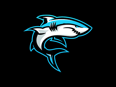 San Francisco Sharks Secondary animal brand design esports fin football jaws logo mascot matthew doyle ocean sharks sport logo sports swim team teeth water