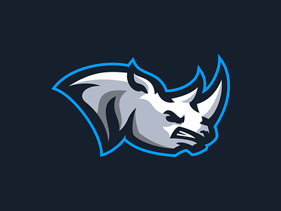 Rhino animal animal illustration animal logo birthday brand branding buy esports for sale mascot mascot design mascot logo matthew doyle rhino rhino logo rhinoceros sports sports logo