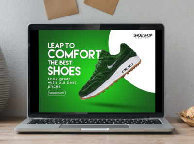 Shoe design brand identity green product design shoe design social media social media design