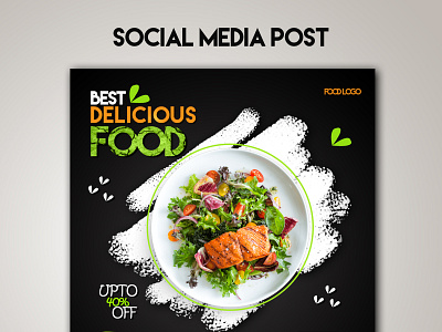 social media post food banner