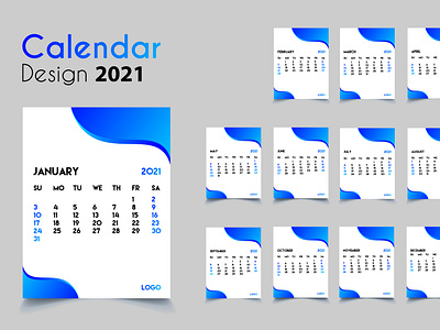 2021 calendar design