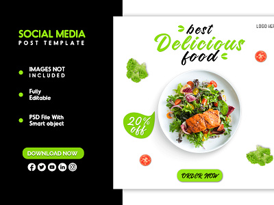 social media template food banner banner banner design food banner grapicsdesign social media template