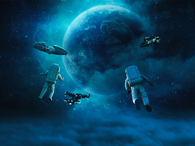 Space Station - Photoshop Manipulation